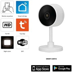 Alecto SMART-CAM10 Smart Wi-Fi camera IP-camera geschikt voor domotica - SMART-CAM10