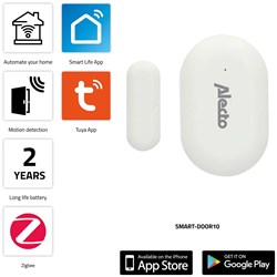 Alecto SMART-DOOR10 Smart Zigbee deur-/raamcontactsensor - SMART-DOOR10