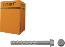 pgb-Europe SMART | Betonschroef S-BSZ 12x15x80 Znlamel | 25 st SM0BSZ0141200803