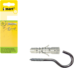 pgb-Europe SMART | plug + schroefhaak Ø 8x40 NZN | 5 st SM0PSHN0108080040H