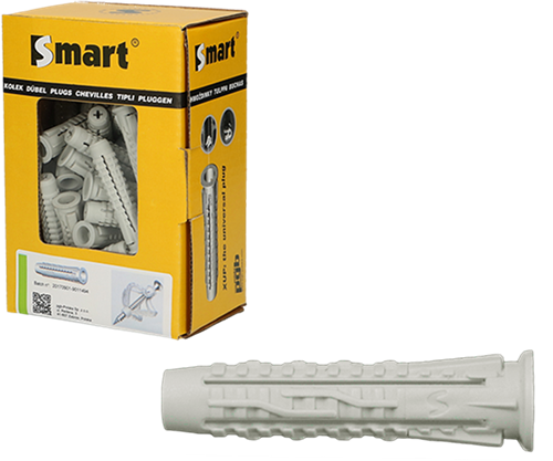 pgb-Europe SMART | Nylon universeelplug SMART "XUP" 8x40 | 100 st SM0XUPN00080040E