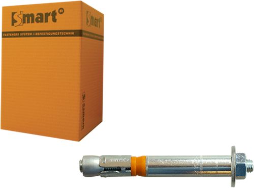 pgb-Europe SMART | Zwaarlastanker Draadstang S-ZA M8x130 Zn | 25 st SM0ZAK0010801303