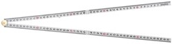 Sola Vouwduimstok kunststof 2mtr/10-ledig wit, wit, EG-Klasse 3 HK2/10W SB - 53030201 - 53030201