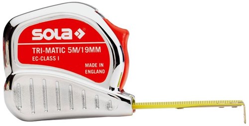 Sola Rolbandmaat 5mtr Tri-Matic, EG-Klasse 1 SB - 50023301 - 50023301