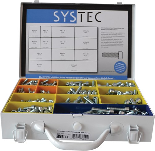Systec Assortimentskoffer Binnenzeskantbout Vz Din912 M6/M8/M10 - 8960.60.30210