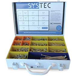 Systec Assortimentskoffer Spaanplaatschroef Vz Pk Pozi - 8960.60.30301