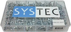 Systec Assortimentsdoos 18-Vaks Plaatschroef Vz Din7983 - 8960.60.18202