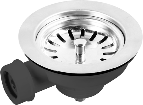 Cornat afvoerplug met aansluiting overloop - t352018r