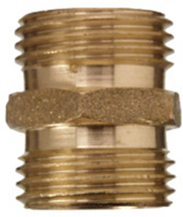 Cornat messing/ms dubbelnippel mm 3/8 - t396600