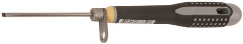 Bahco Schroevendraaier ERGO™ | met veiligheidsring | driecomponentengreep | rechte punt | gleuf | 1.2 mm x 6.5 mm x 150 mm - TAHBE-8252