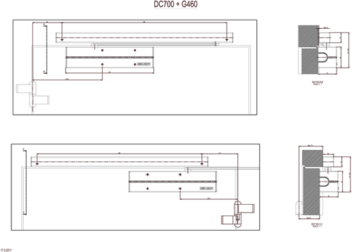 ASSA ABLOY DCG460 Design glijarm met elektromechanische vastzetting voor enkele deur | RVS uitvoering. - A000304638-2
