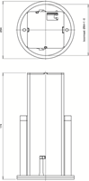 Lips 5863MSV Octro 2000S Sleutelkluis inclusief cilinder | met microschakelaar en elektromechanische vergrendeling - 7387726-2