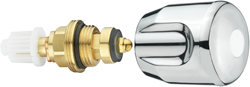 Cornat Kraanbovenstuk Boiler 3/8 Bl/Rood - TEC303300