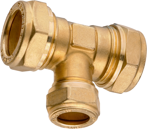 Cornat knelkoppeling/ms t-stuk 22x18x22mm - tec583691
