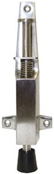 ASSA ABLOY RVS deurstopper | deurvastzetter hoogte 165mm | rubber ø24mm | grendel Ø10mm. - P000238198-001-001