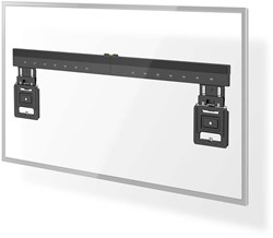 Nedis Vaste TV-Muurbeugel | 43 - 100 " | Maximaal schermgewicht: 75 kg | Minimale muurafstand: 9.50 mm | Staal | Zwart - TVWM5090BK