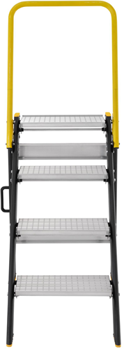 W.steps Inklapbare trap 5000R met beugel - 4 treden - WI808044-3
