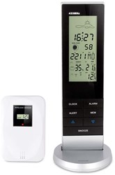 Alecto Weerstation met draadloze sensor Zwart / Zilver - WS-1150