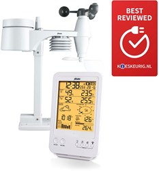 Alecto WS-4800 Professioneel weerstation met draadloze sensor wit - WS-4800