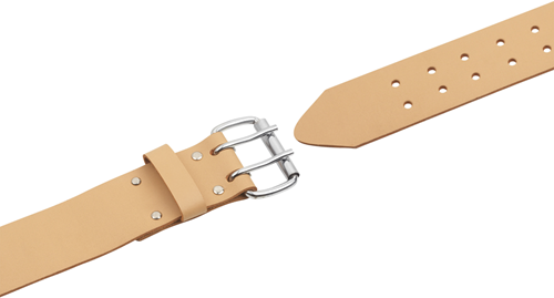 Meister Riem Leder 135X5Cm Dubbele Rij Be W - WU4540270
