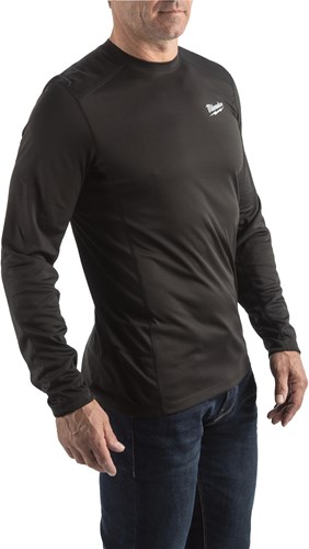 Milwaukee WW SS BL XL T-shirt WORKSKIN™ Warm weather short sleeve black XL - 4932493066-3