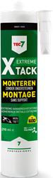 Tec7 X-Tack patroon Snelle montagekit 290ml Zwart - 534515000 - 534515000