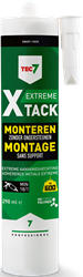 Tec7 X-Tack patroon Snelle montagekit 290ml Zwart - 534515000 