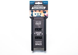 StealthMounts TM-BO18-BLK-4 Gereedschapshouders voor Bosch | Zwart | 4 stuks - TM-BO18-BLK-4