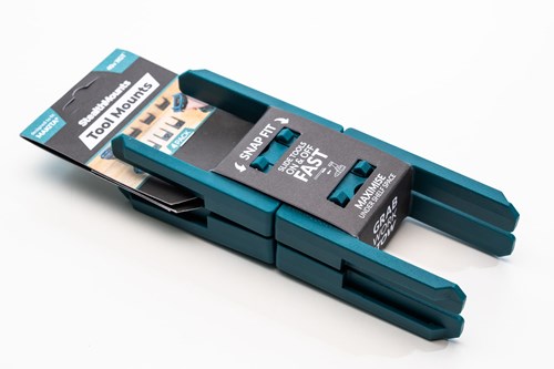 StealthMounts TM-MK40-BLU-4 Gereedschapshouders voor Makita 40V XGT | Blauw | 4 stuks - TM-MK40-BLU-4