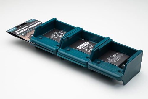 StealthMounts BM-MK18-BLU-6 Accuhouder voor Makita 18V LXT | Blauw | 6-pack - BM-MK18-BLU-6