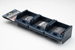 StealthMounts BM-BO18-BLU-6 Accuhouder voor Bosch 18V pro | Blauw | 6-pack - BM-BO18-BLU-6
