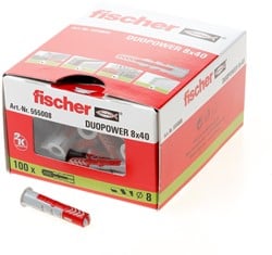Fischer DUOPOWER 8X40 - 100 Stuks - 535455
