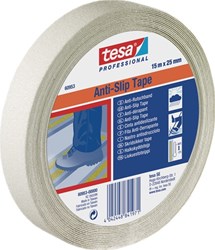Tesa Antisliptape | beige fluorescerend | lengte 15 m, breedte 25 mm rol | 6 stuks - 60953-00000-00