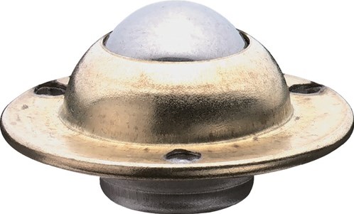 BS Rollen Kogelrol | stalen kogel d. 31 mm | staal verzinkt | draagvermogen 25 kg | 1 stuk - E31.024 E31.024