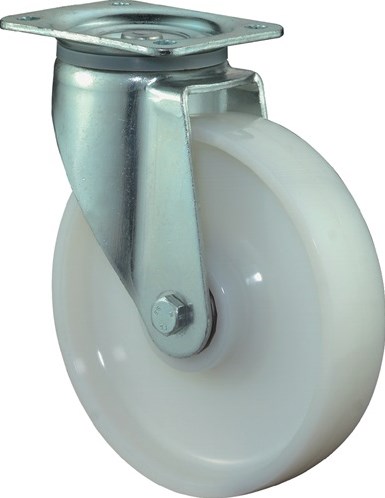 BS Rollen Zwenkwiel voor zware last | wiel-d. 150 mm draagvermogen 700 kg | kunststof | plaat L135xB110 mm | 1 stuk - L600.B15.150 L600.B15.150