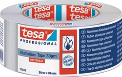 Tesa Aluminiumtape | met liners | lengte 50 m | breedte 50 mm wiel | 6 stuks - 63632-00002-00 - 63632-00002-00