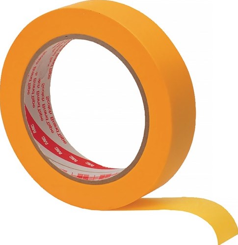 3M Afplakband | glad | goudkleurig | lengte 50 m | breedte 30 mm | wiel | 32 stuks - 7100039602