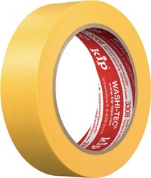 Kip Afdekband | glad | geel | lengte 50 m | breedte 30 mm | rol | 8 stuks - 3308-30 3308-30