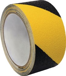 IKS Antisliptape | zwart/geel | lengte 18 m, breedte 50 mm | 1 stuk - 2540000006 2540000006
