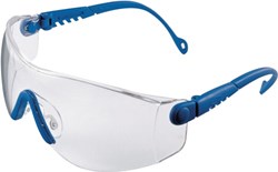 Honeywell Veiligheidsbril | EN 166-1FT | beugel blauw, ring helder | polycarbonaat | 1 stuk - 1004949 1004949