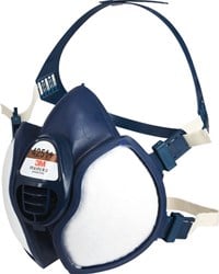 3M Halfgelaatsmasker t.b.v. dampen | EN 405:2001 + A1:2009 FFA1 P2 RD | afzonderlijk verpakt | 1 stuk - 7100113098 - 7100113098