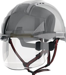 JSP Industriekletterhelm | weiß/rauch | ABS | EN 397, EN 50365, EN 12492 | 1 stuk - AMH270-405-F00 - AMH270-405-F00