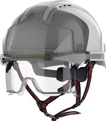JSP Industriekletterhelm | weiß/rauch | ABS | EN 397, EN 50365, EN 12492 | 1 stuk - AMF270-405-F00 - AMF270-405-F00