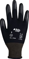 Asatex Handschoen | maat 7 zwart | polyamide m. Soft-polyurethaan | polyamide m. Soft-polyurethaan | 12 paar - 3709/7 3709/7