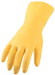 Asatex Chemicaliënhandschoen | maat 10 geel | EN 388, EN 374 | PSA-categorie III | 12 paar - HS/10 HS/10
