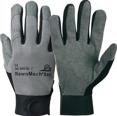 Honeywell Werkhandschoen | maat 9 zwart/grijs | kunstleer/elastan | EN 388 PSA-categorie II | 10 stuks - 064009141E 064009141E