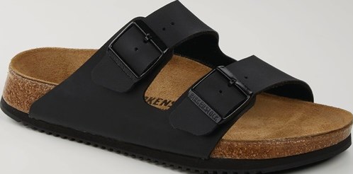 Birkenstock Sandaal | maat 45 zwart | Birko Flor | DIN EN ISO 20347 | 1 paar - 1018222-45 1018222-45