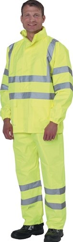 Prevent Zichtbaarheids-regenjack | maat XL | geel | 100% PES | 1 stuk - RJG/XL RJG/XL