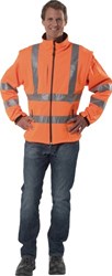 Prevent Veiligheids-softshelljack | maat XL | ORANGE | 96 % PES / 4 % EL | 1 stuk - 8060O/XL 8060O/XL