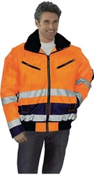 Prevent Veiligheids-pilotenjack | maat XL | oranje/marine | 100 % PES | 1 stuk - 174ZO/XL 174ZO/XL